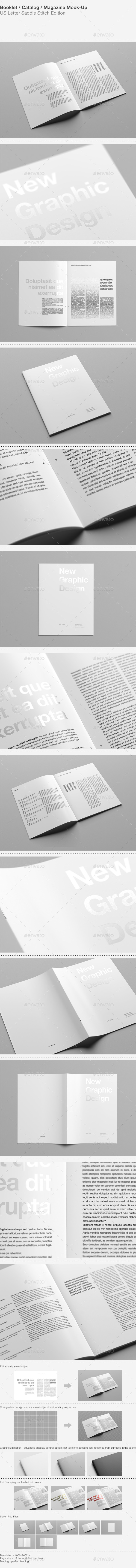 GraphicRiver US Letter Booklet Catalog Magazine Mock-Up 9655741 GraphicRiver US Letter Booklet Catalog Magazine Mock-Up 9655741