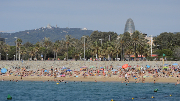 VideoHive The Beach In Barcelona 2 9657992 VideoHive The Beach In Barcelona 2 9657992