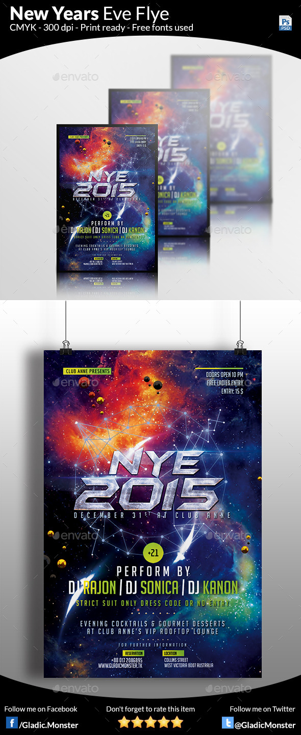 New Years Eve Party Flyer (Events)