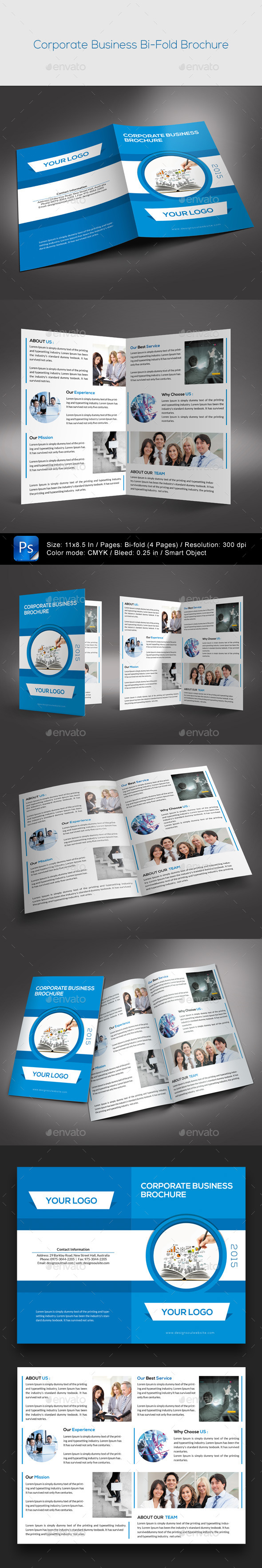 GraphicRiver Corporate Bifold Brochure 9661076 GraphicRiver Corporate Bifold Brochure 9661076