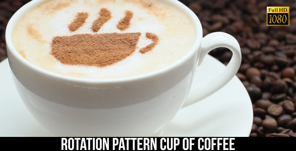 VideoHive Pattern Cup Of Coffee 9661115 VideoHive Pattern Cup Of Coffee 9661115