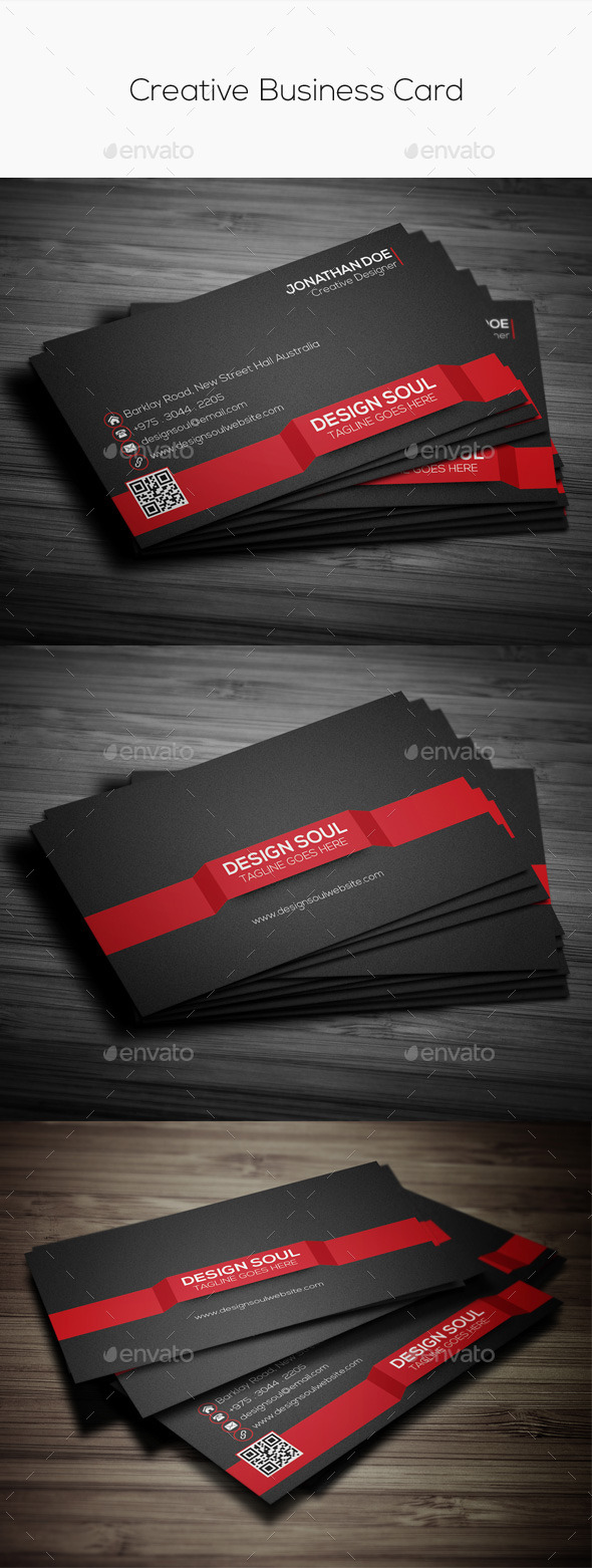 GraphicRiver Creative Business Card 9661120 GraphicRiver Creative Business Card 9661120