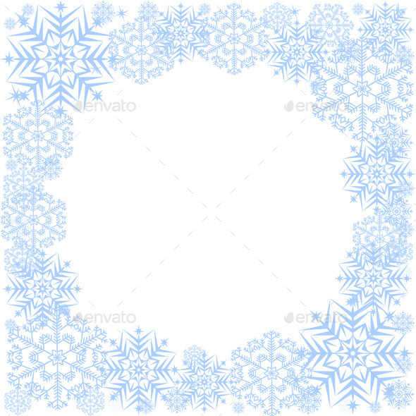 snowflakes frame (Misc) Photo Download