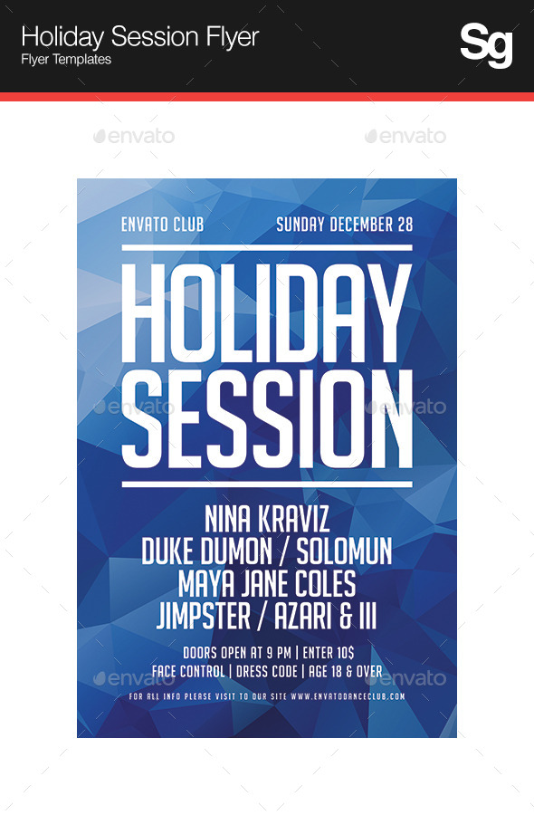 GraphicRiver Holiday Session Flyer 9661529 GraphicRiver Holiday Session Flyer 9661529