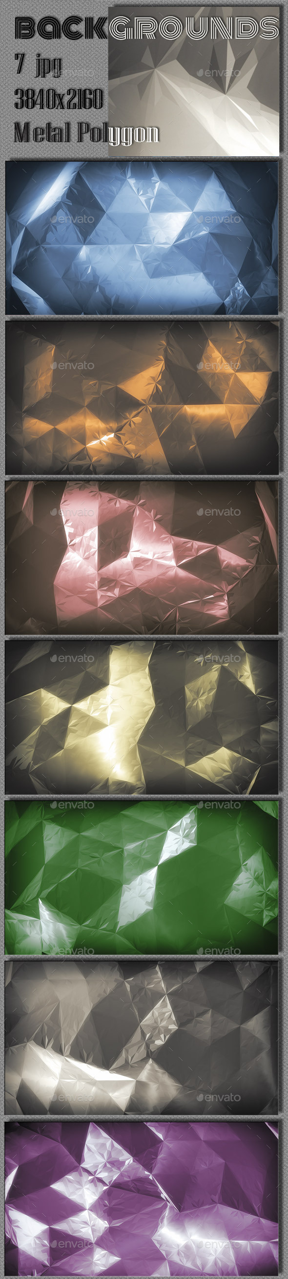 GraphicRiver 3D Metal Polygon 9661726 GraphicRiver 3D Metal Polygon 9661726