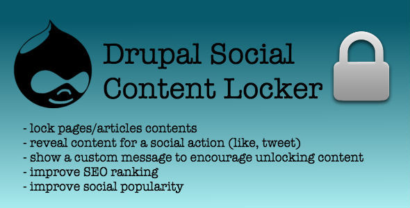 CodeCanyon Social Content Locker for Drupal 9661878 CodeCanyon Social Content Locker for Drupal 9661878