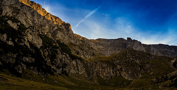 VideoHive Sunset Over Mountain Valley 9662080 VideoHive Sunset Over Mountain Valley 9662080