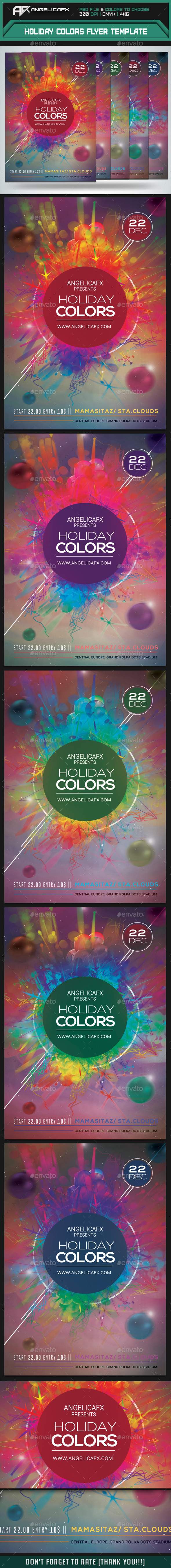 GraphicRiver Holiday Colors Flyer Template 9662728 GraphicRiver Holiday Colors Flyer Template 9662728
