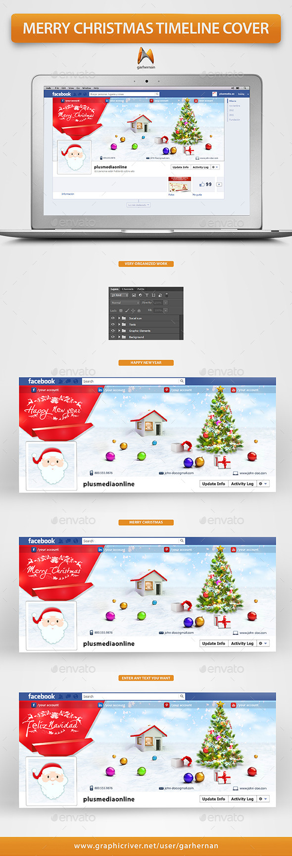 GraphicRiver Merry Christmas Facebook Timeline Cover 9663107 GraphicRiver Merry Christmas Facebook Timeline Cover 9663107