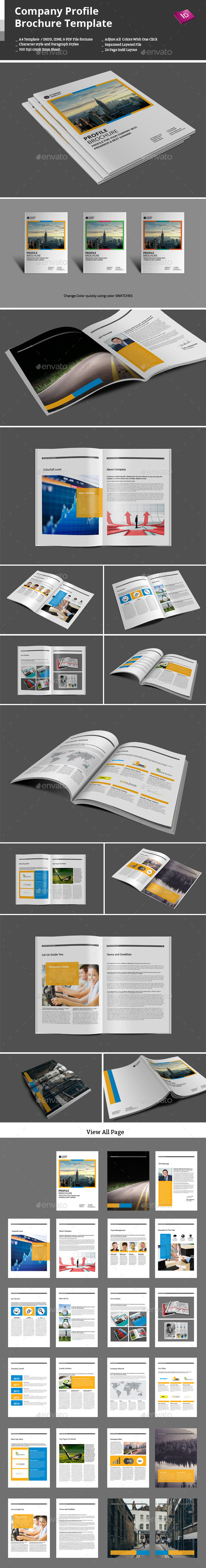 Company Profile Brochure Template (Corporate)