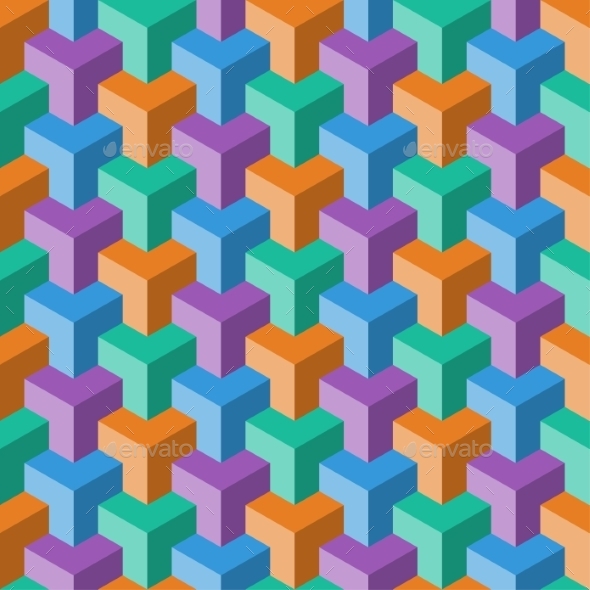 GraphicRiver Abstract Cube Pattern 9664862 GraphicRiver Abstract Cube Pattern 9664862