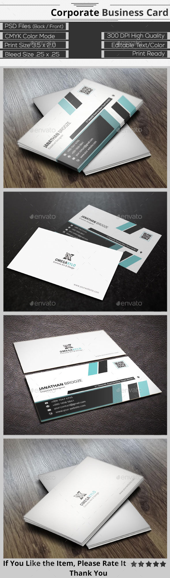 Creative Corporate Business Card Creative Corporate Business Card