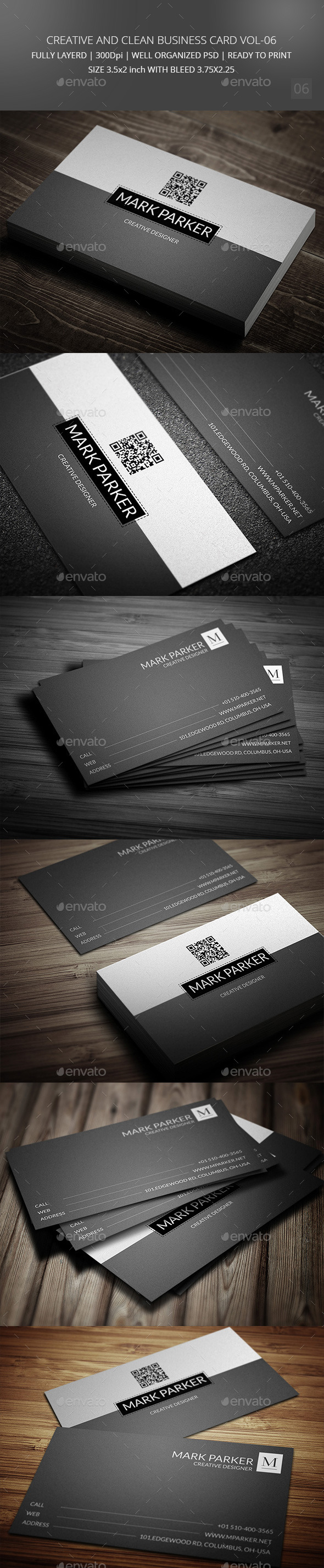 Creative and Clean Business Card Vol-06 (Creative)