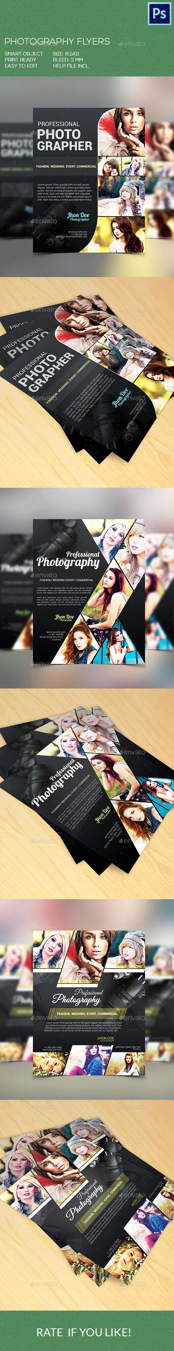 GraphicRiver Photography Flyers 9577022 GraphicRiver Photography Flyers 9577022