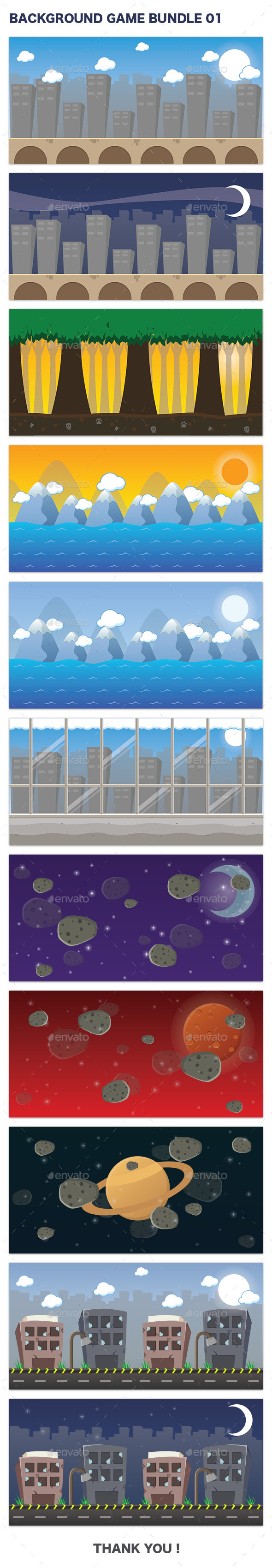 GraphicRiver Background Game Bundle 01 9666934 GraphicRiver Background Game Bundle 01 9666934