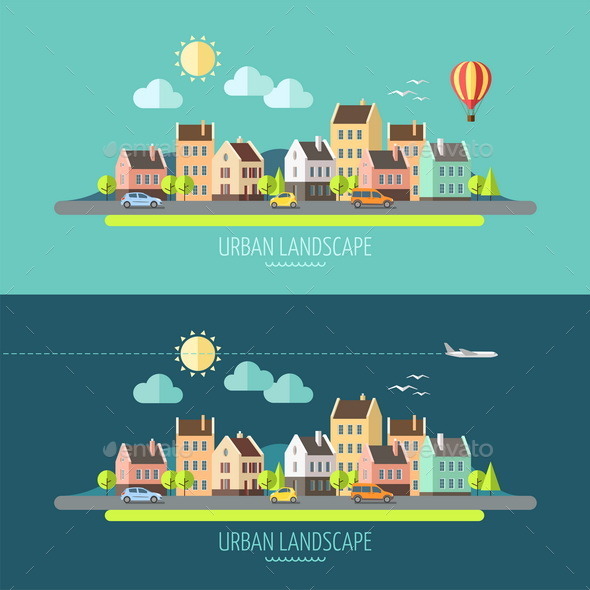 GraphicRiver Townscape 9667542 GraphicRiver Townscape 9667542