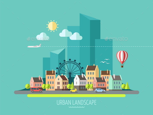GraphicRiver City Landscape 9667655 GraphicRiver City Landscape 9667655