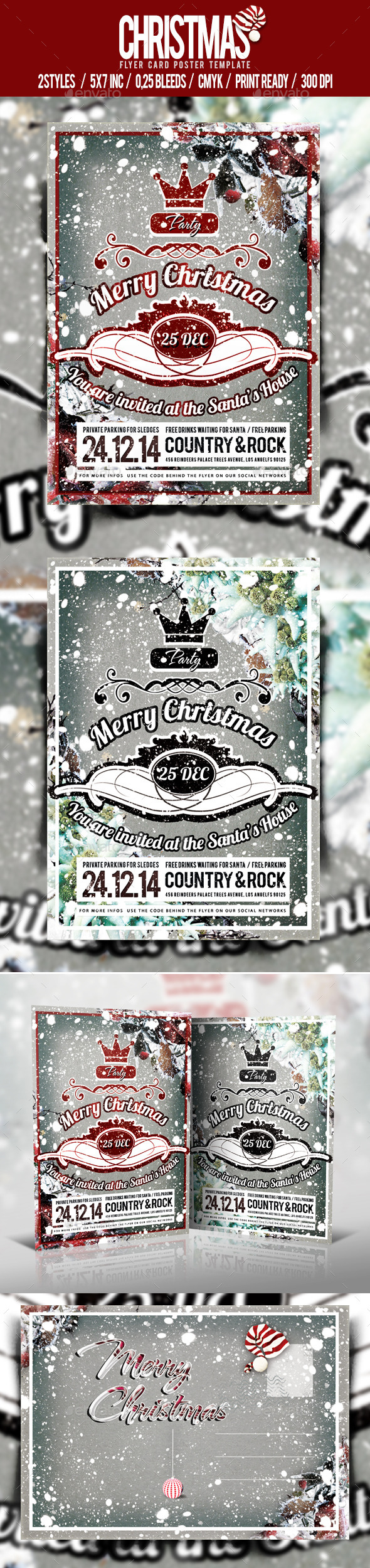 GraphicRiver Christmas Flyer Poster Vol.3 3423791 GraphicRiver Christmas Flyer Poster Vol.3 3423791