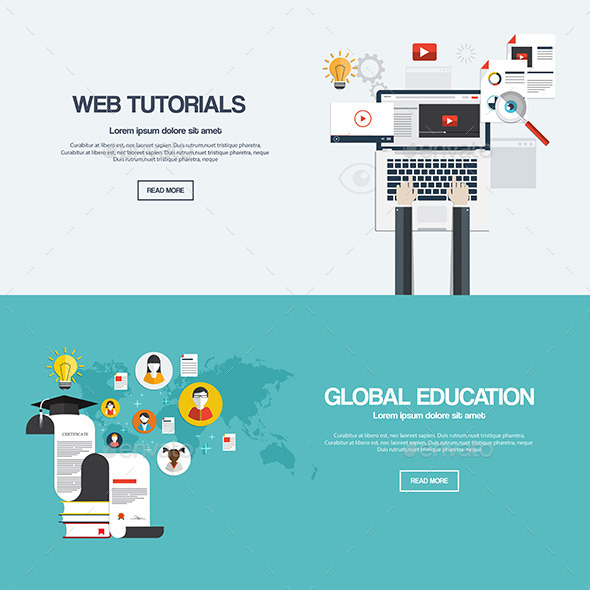 GraphicRiver Flat Designed Banners 9669187 GraphicRiver Flat Designed Banners 9669187