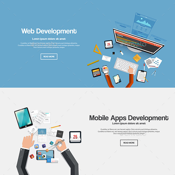GraphicRiver Flat Designed Banners 9669257 GraphicRiver Flat Designed Banners 9669257