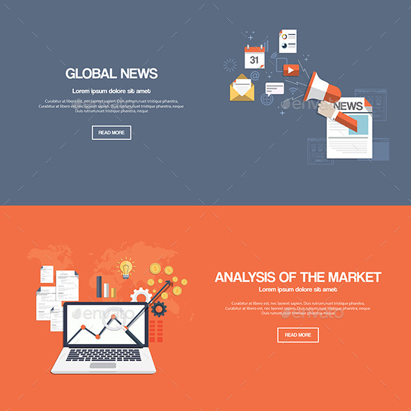 GraphicRiver Flat Designed Banners 9669816 GraphicRiver Flat Designed Banners 9669816