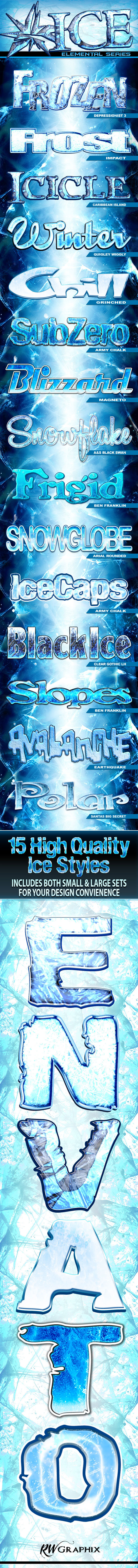 GraphicRiver Elemental ICE Series 1 9669825 GraphicRiver Elemental ICE Series 1 9669825