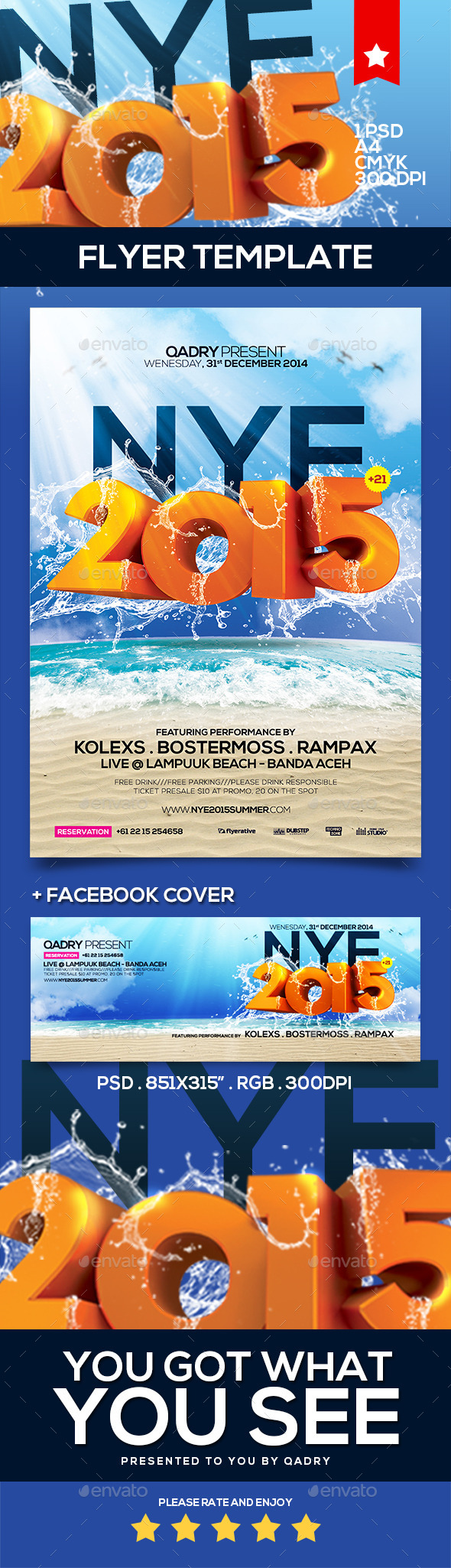GraphicRiver NYE Flyer Template v.03 9670427 GraphicRiver NYE Flyer Template v.03 9670427