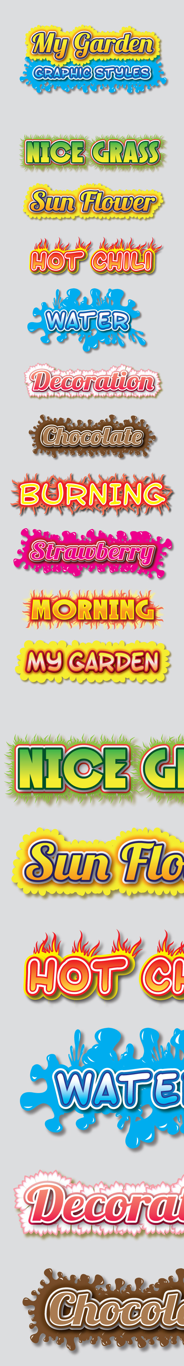 GraphicRiver My Garden Graphic Styles for Ai 9670741 GraphicRiver My Garden Graphic Styles for Ai 9670741