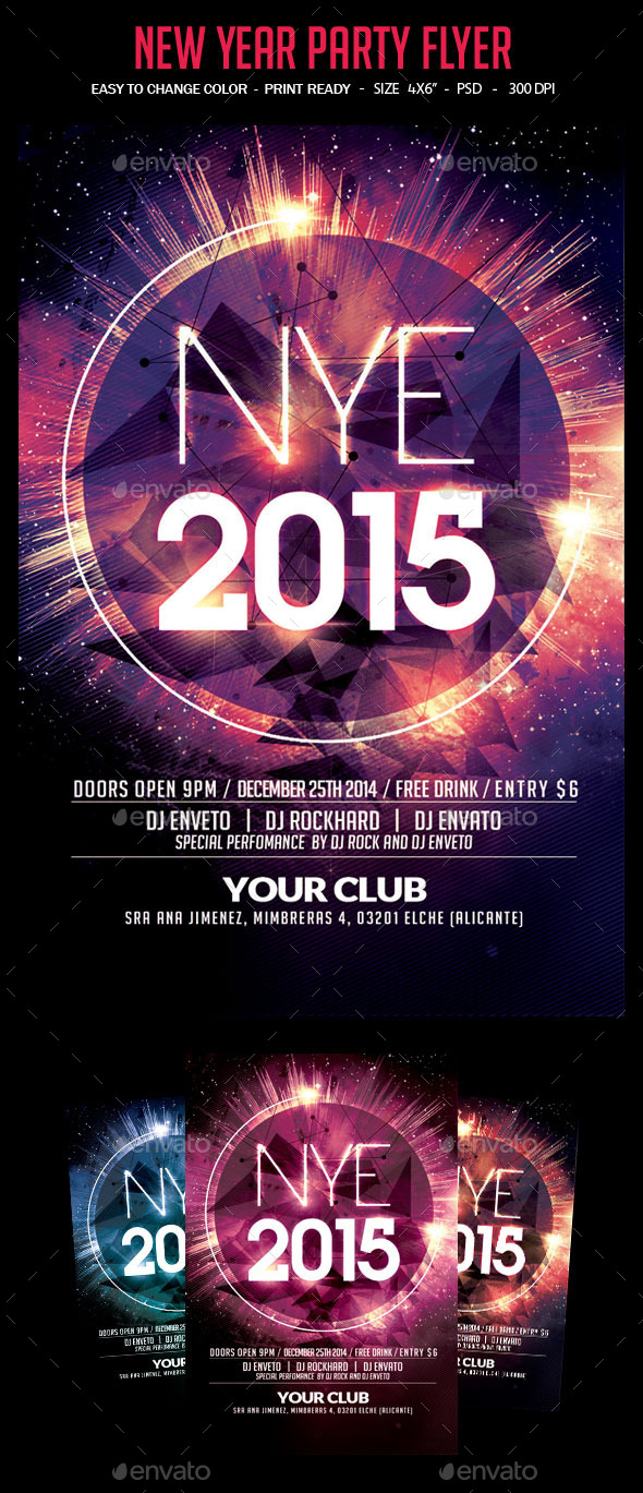 New Year Party Flyer