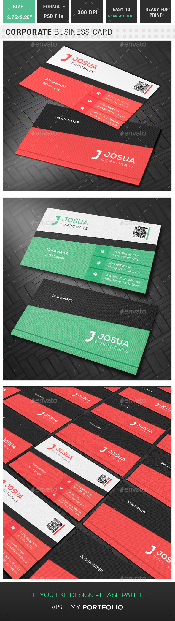 GraphicRiver Corporate Business Card 9671498 GraphicRiver Corporate Business Card 9671498