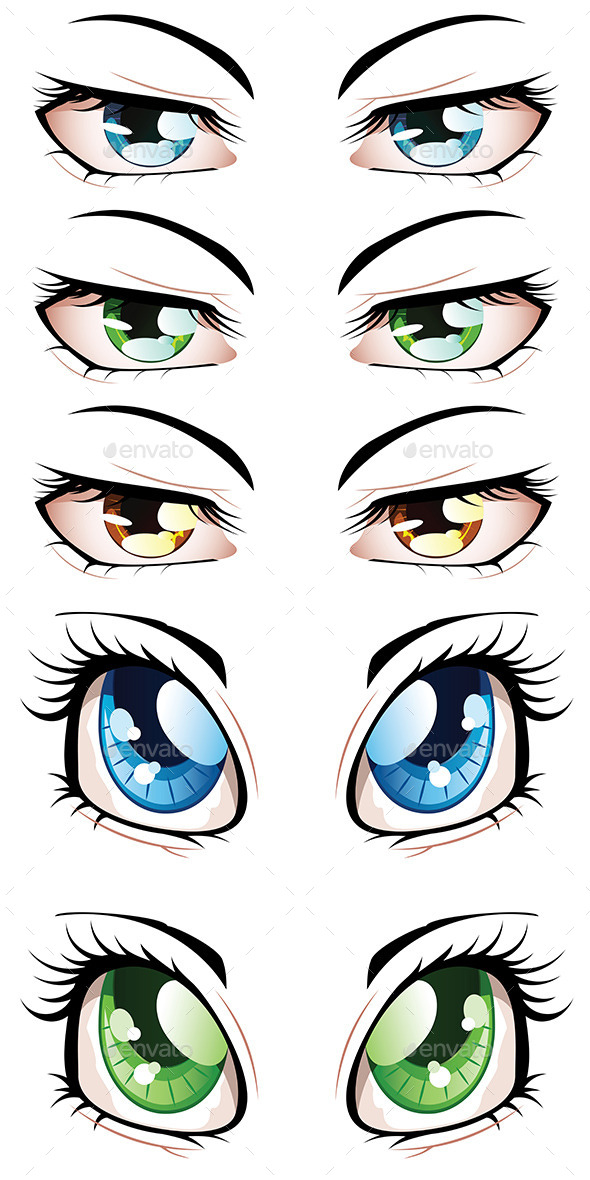 Anime Style Eyes (Miscellaneous)