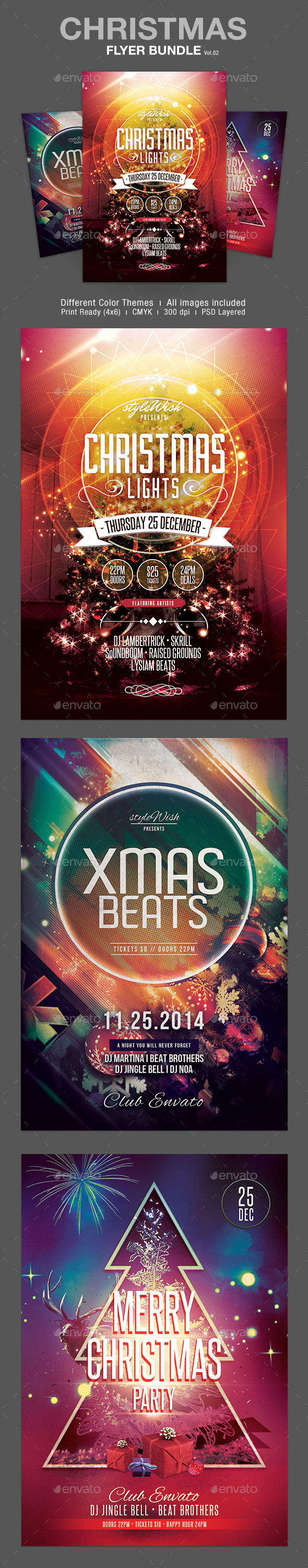 GraphicRiver Christmas Flyer Bundle Vol.02 9672670 GraphicRiver Christmas Flyer Bundle Vol.02 9672670