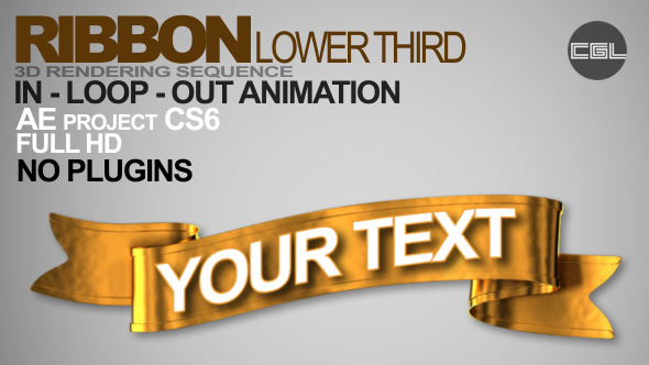 Ribbon Lower Third Ribbon Lower Third