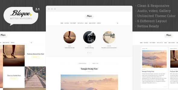 Blogex Minimal Responsive Wordpress Blog Theme Blogex Minimal Responsive Wordpress Blog Theme