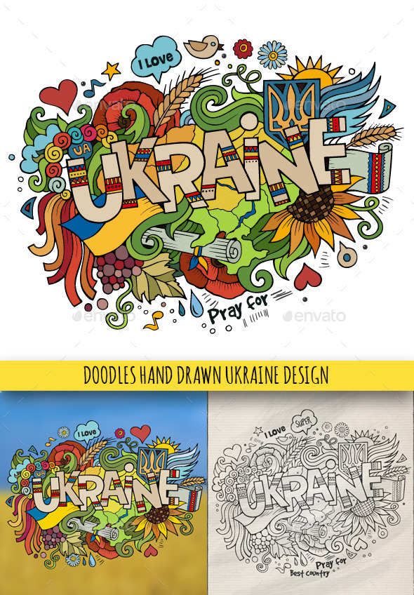 GraphicRiver Ukraine Doodles Designs 9673593 GraphicRiver Ukraine Doodles Designs 9673593