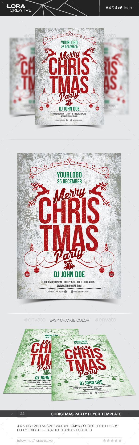 Christmas Flyer / Poster / Invitation - 22