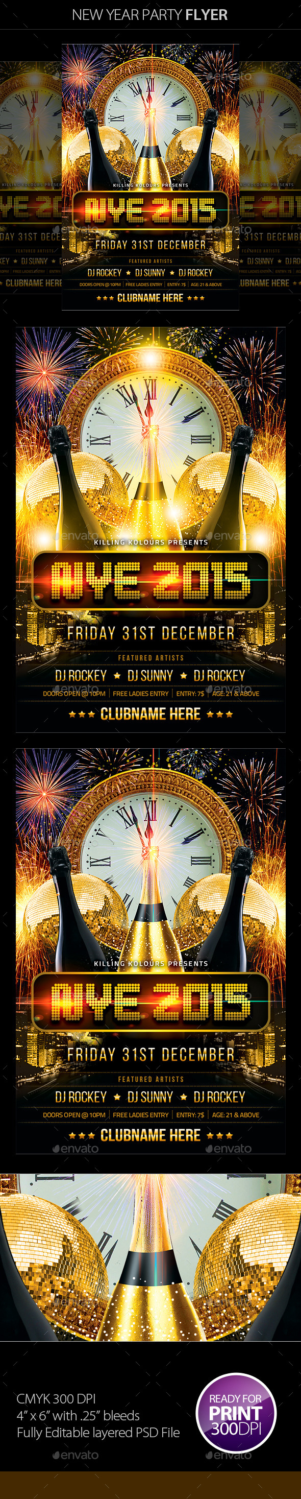 GraphicRiver New Year Party Flyer 9673780 GraphicRiver New Year Party Flyer 9673780