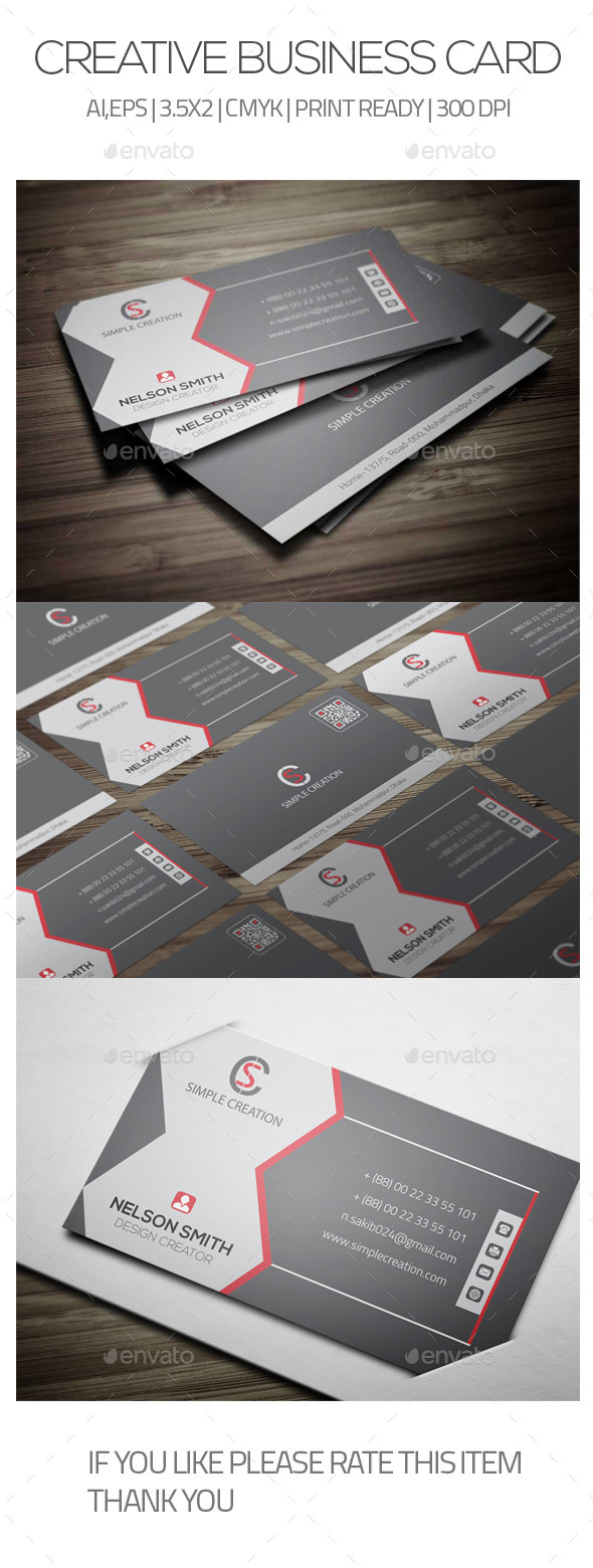 GraphicRiver Creative Business Card 05 9674389 GraphicRiver Creative Business Card 05 9674389