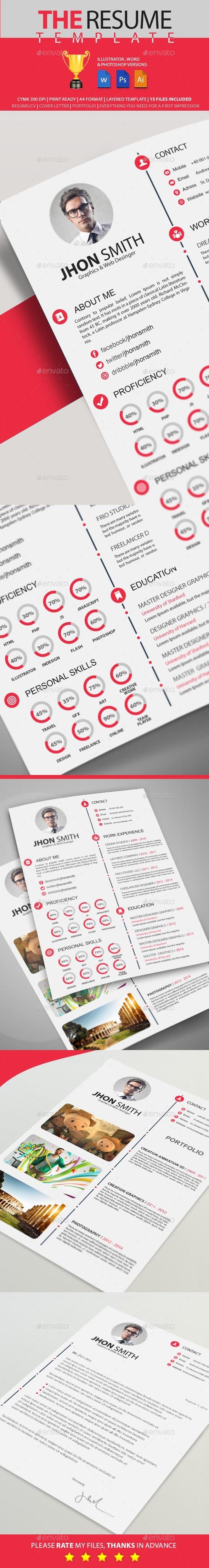 GraphicRiver Resume 9674404 GraphicRiver Resume 9674404
