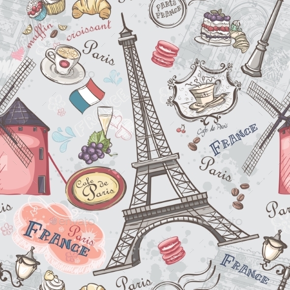 GraphicRiver Paris Pattern 9675849 GraphicRiver Paris Pattern 9675849