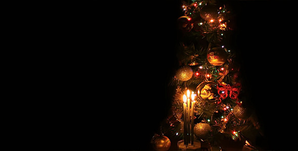 VideoHive Christmas Tree with Candles 9677173 VideoHive Christmas Tree with Candles 9677173