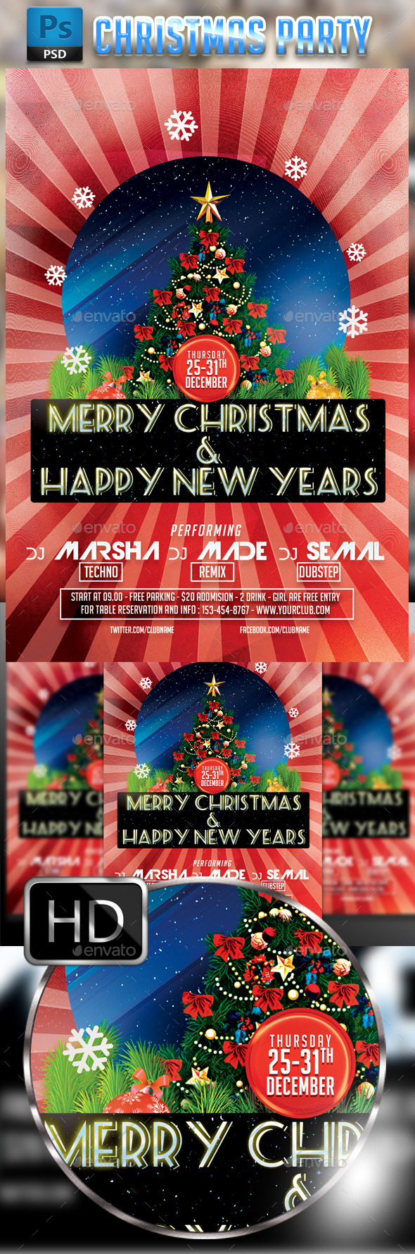 GraphicRiver Christmas Party 9677458 GraphicRiver Christmas Party 9677458