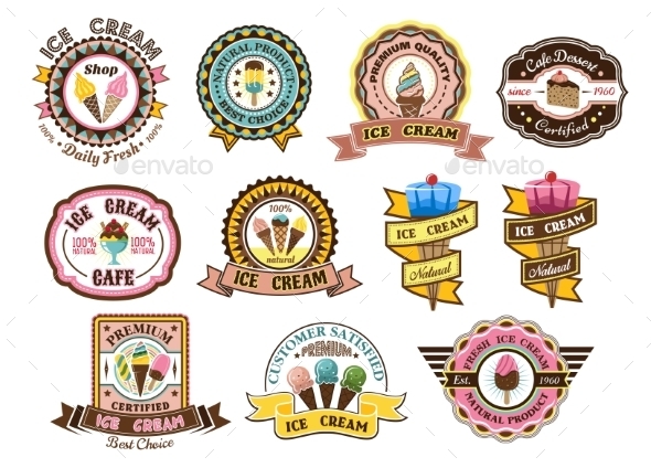 Ice Cream Emblems