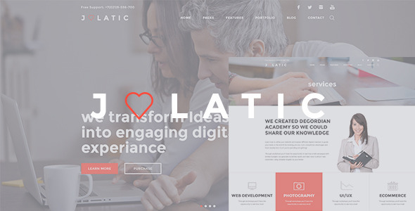 Julatic - Multi-Purpose PSD Template