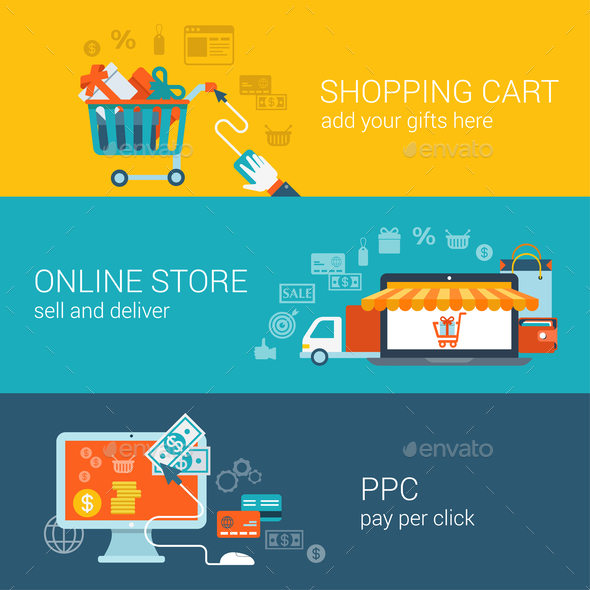GraphicRiver Shopping Concept 9678631 GraphicRiver Shopping Concept 9678631