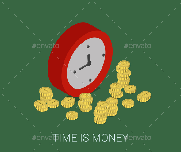 GraphicRiver Time is Money 9678680 GraphicRiver Time is Money 9678680