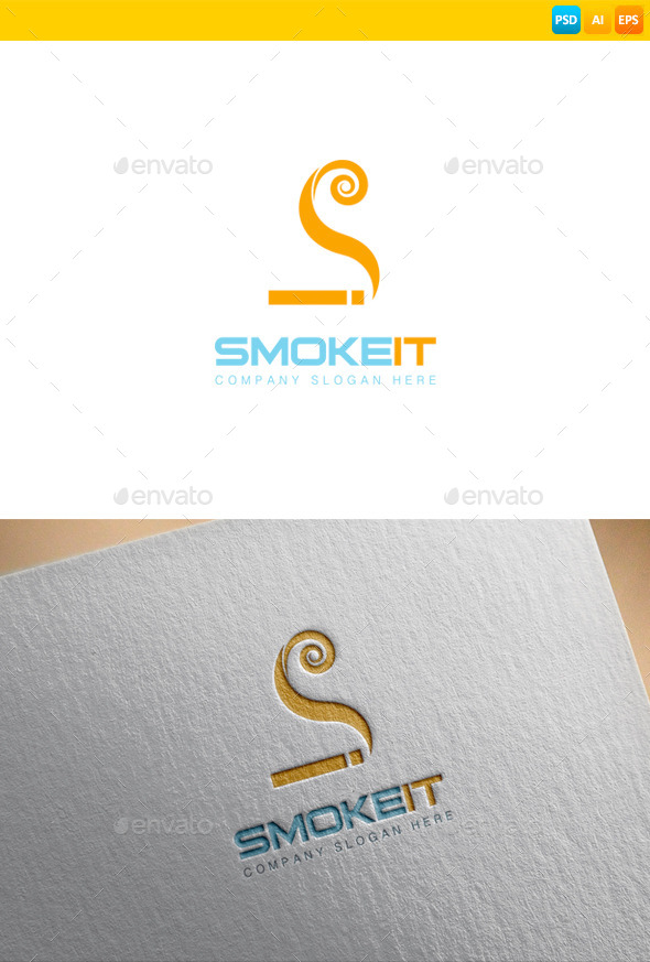 GraphicRiver E Cigarette Logo 9631144 GraphicRiver E Cigarette Logo 9631144
