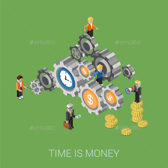 GraphicRiver Time is Money 9678824 GraphicRiver Time is Money 9678824