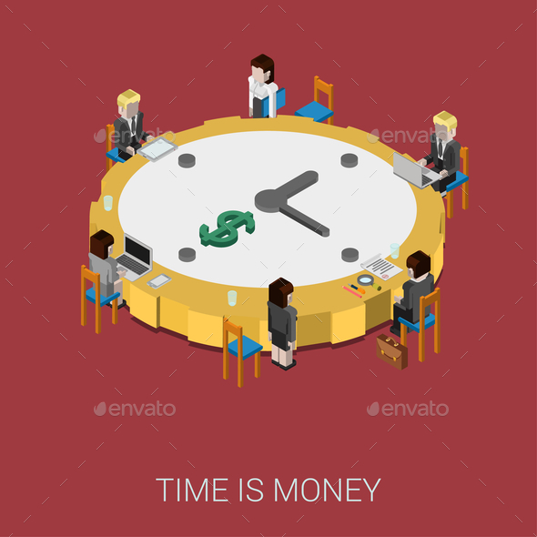 GraphicRiver Time is Money 9678859 GraphicRiver Time is Money 9678859