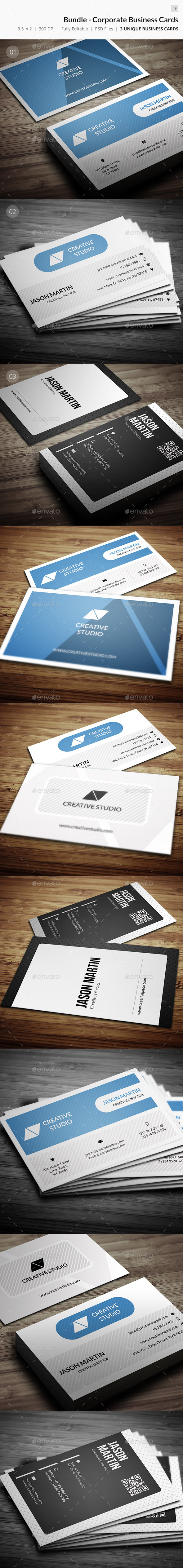 GraphicRiver Bundle Corporate Business Cards 50 9679415 GraphicRiver Bundle Corporate Business Cards 50 9679415